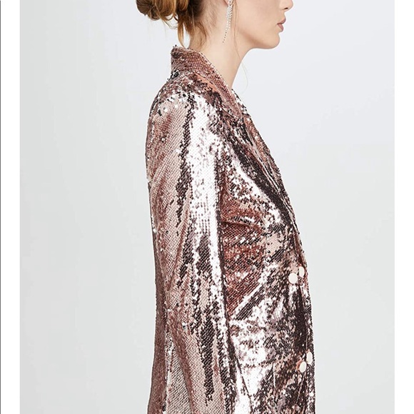 Endless Rose Sequin Blazer Rose Gold - Picture 6 of 6